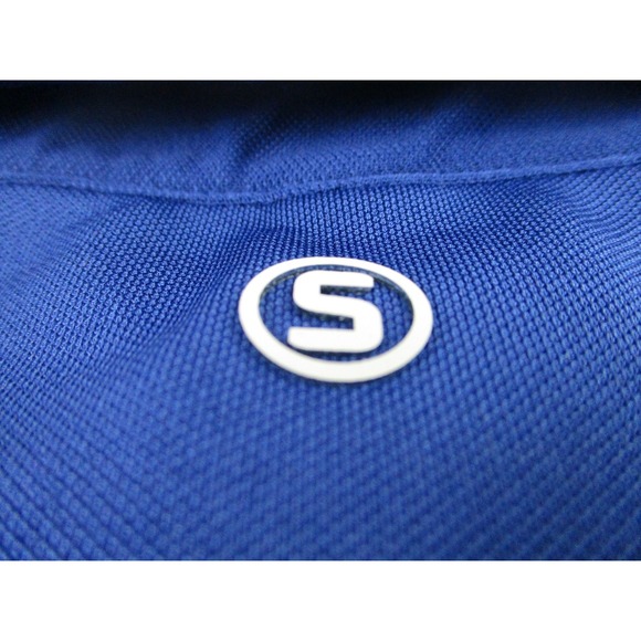 Stitch Golf Polo Shirt Mens Medium Blue Performance Stretch AAG 1955 Patch 2023‎ - Picture 10 of 10